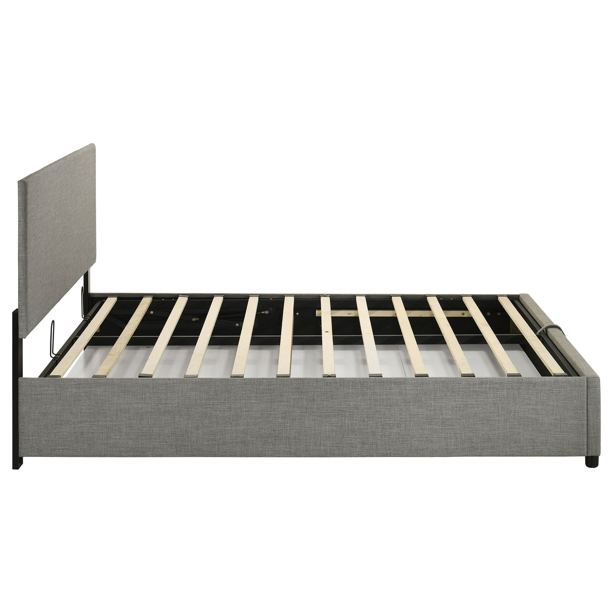 Reeves Grey Upholstered Queen Lift-top Storage Platform Bed by Coaster at Eve Furniture