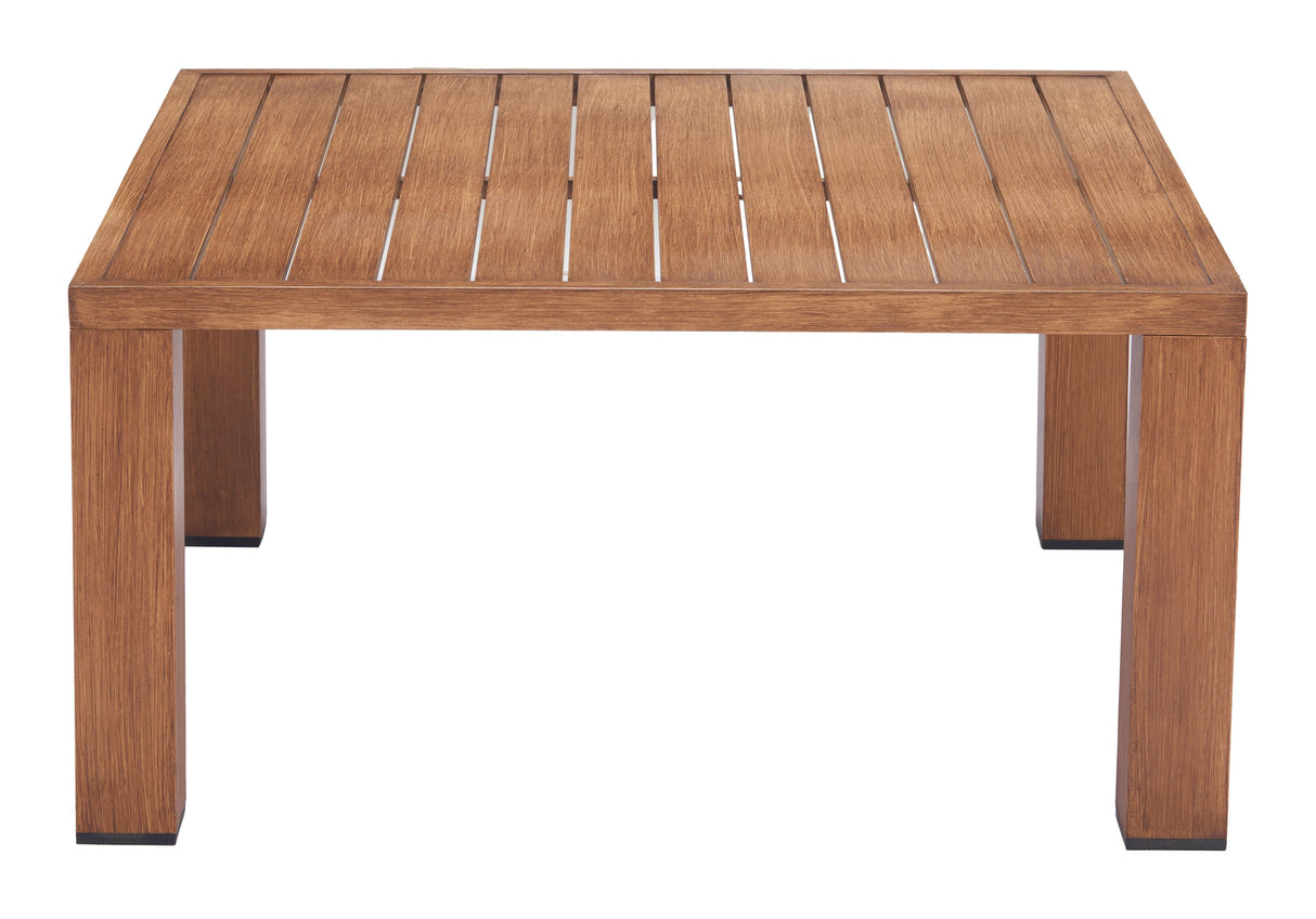 Regels Natural Outdoor Coffee Table by Zuomod at Eve Furniture