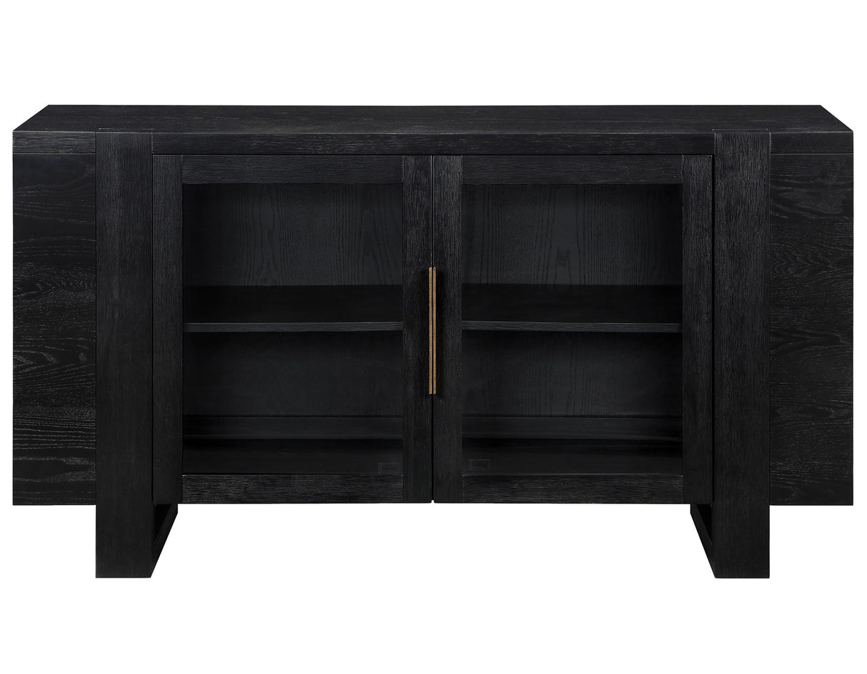Reid 60 Black Finish Server by Steve Silver at Eve Furniture