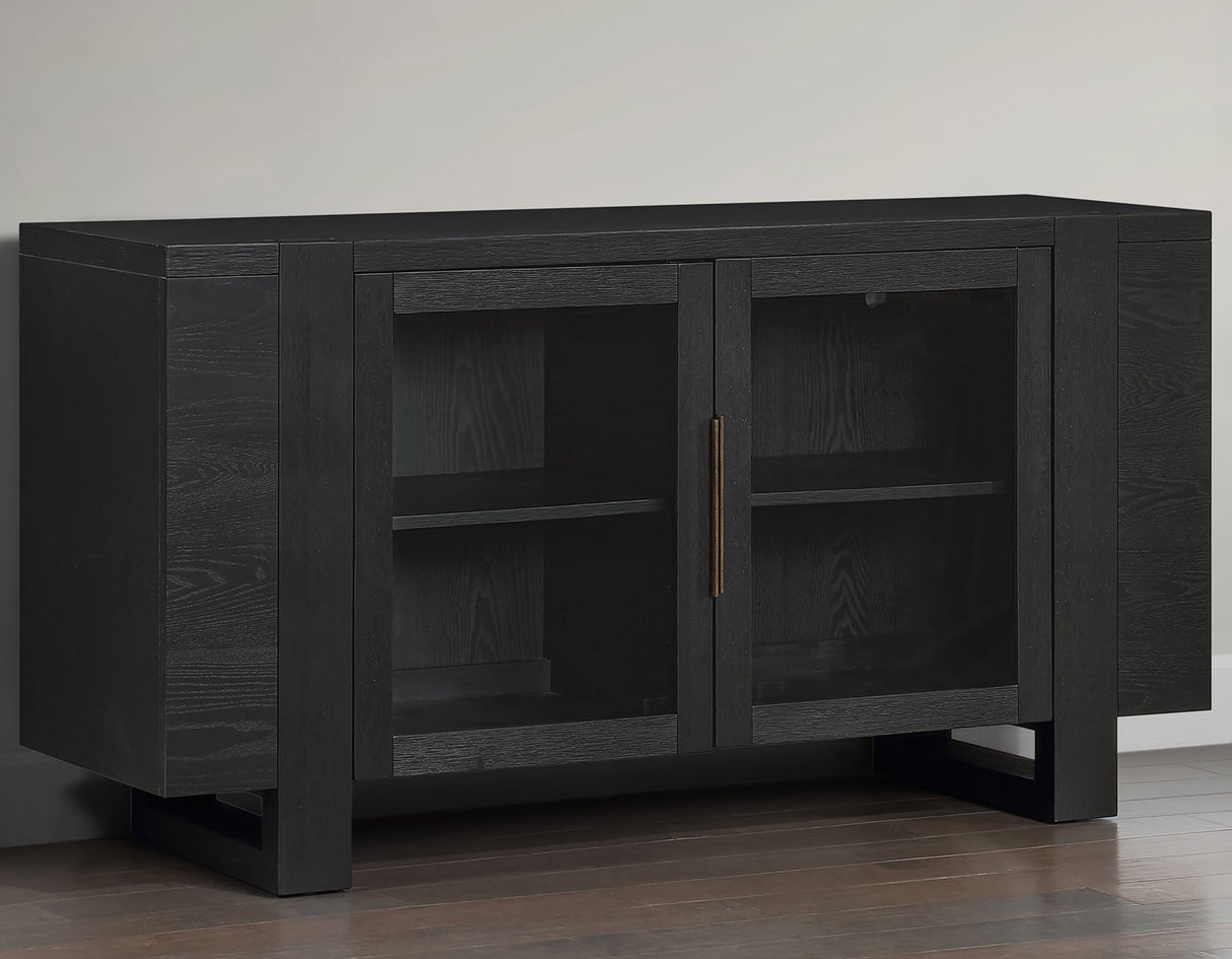 Reid 60 Black Finish Server by Steve Silver at Eve Furniture
