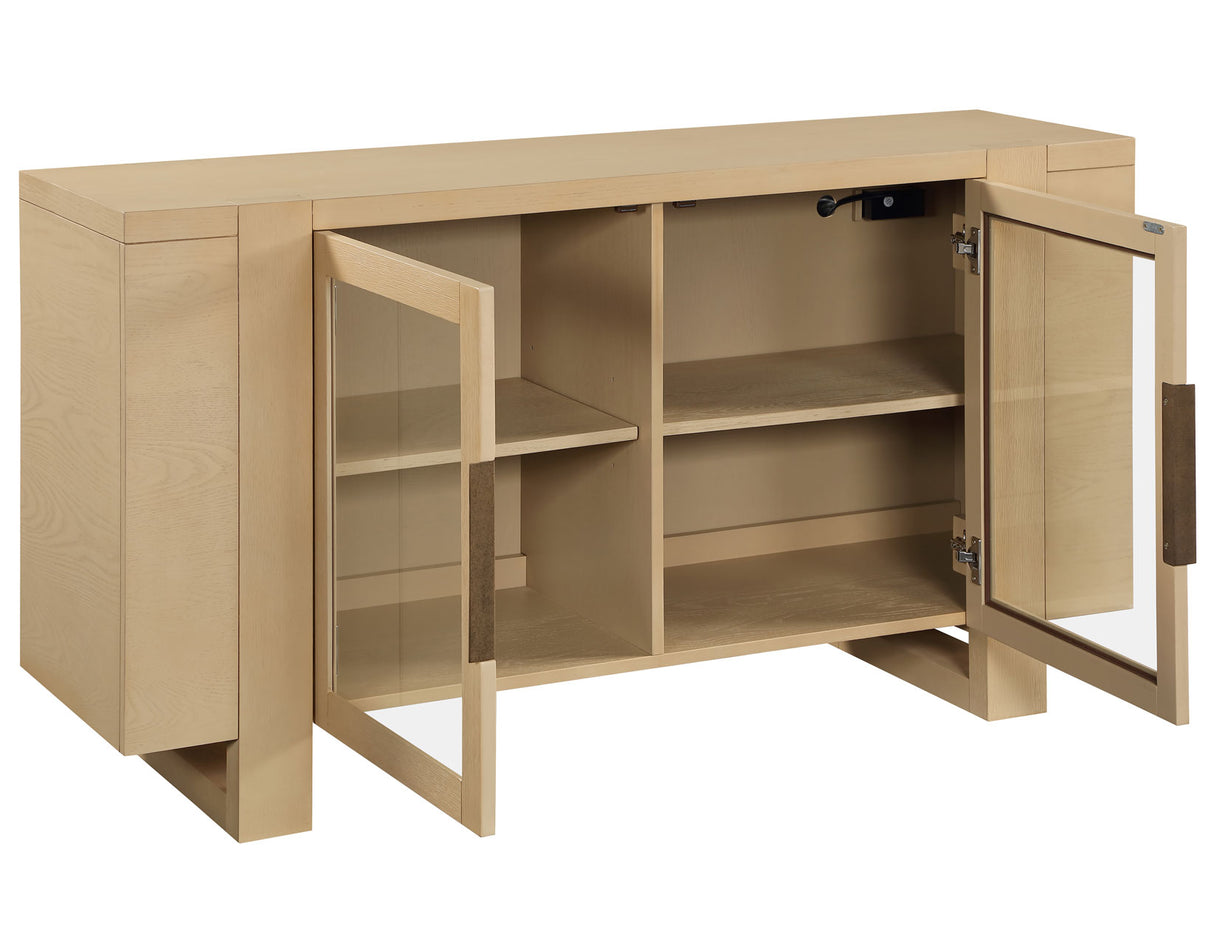 Reid 60″ Server Sand Finish by Steve Silver at Eve Furniture