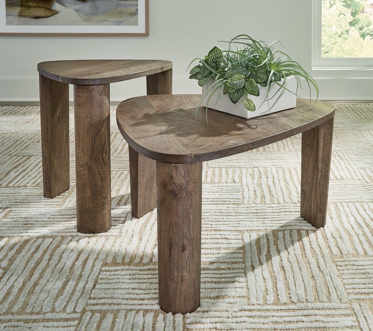 Reidport Grayish Brown Accent Coffee Table by Ashley at Eve Furniture