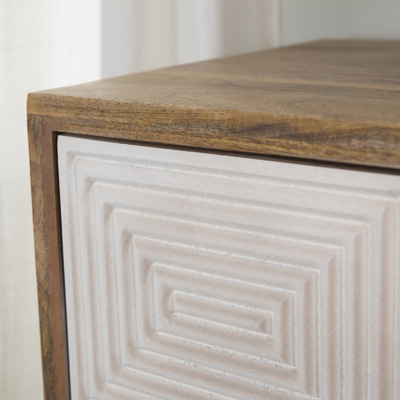 Rembrandt Brown/Beige Sideboard by Crestview at Eve Furniture