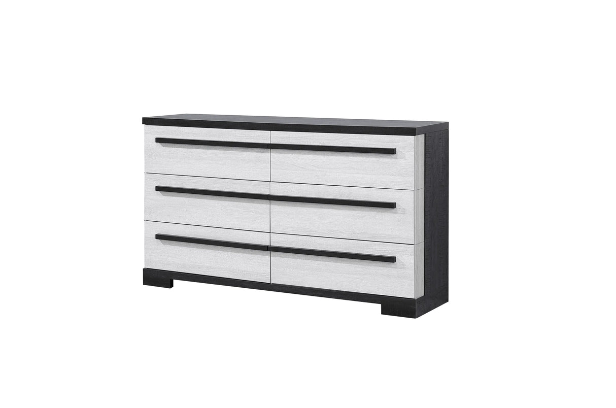 Remington Black and White Dresser by Crown Mark at Eve Furniture