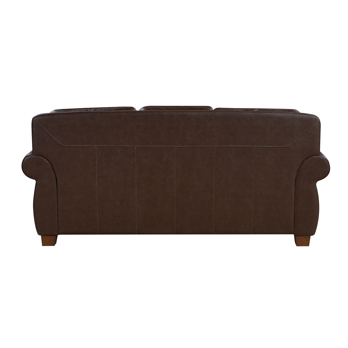 Remington Brown Leather Reclining sofa and Loveseat by Homelegance at Eve Furniture