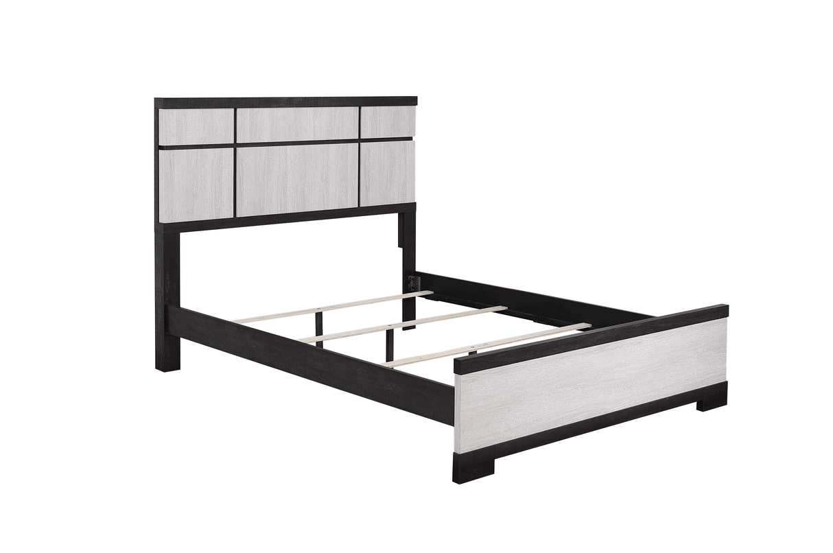 Remington Black and White Panel Bedroom Set by Crown Mark at Eve Furniture
