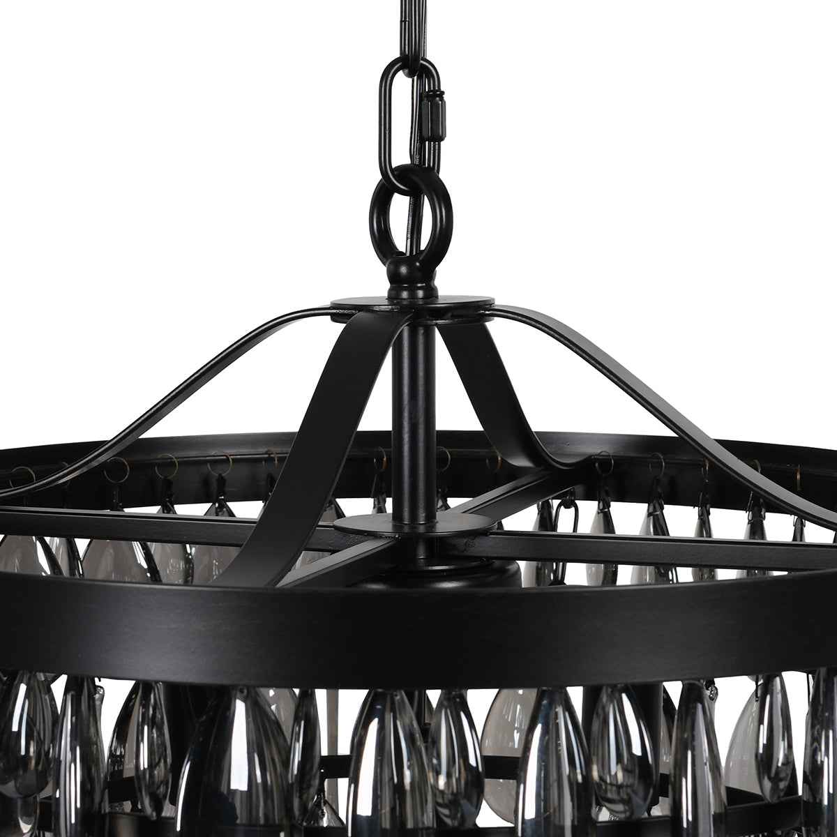 Renata Black Chandelier by Classic Home at Eve Furniture