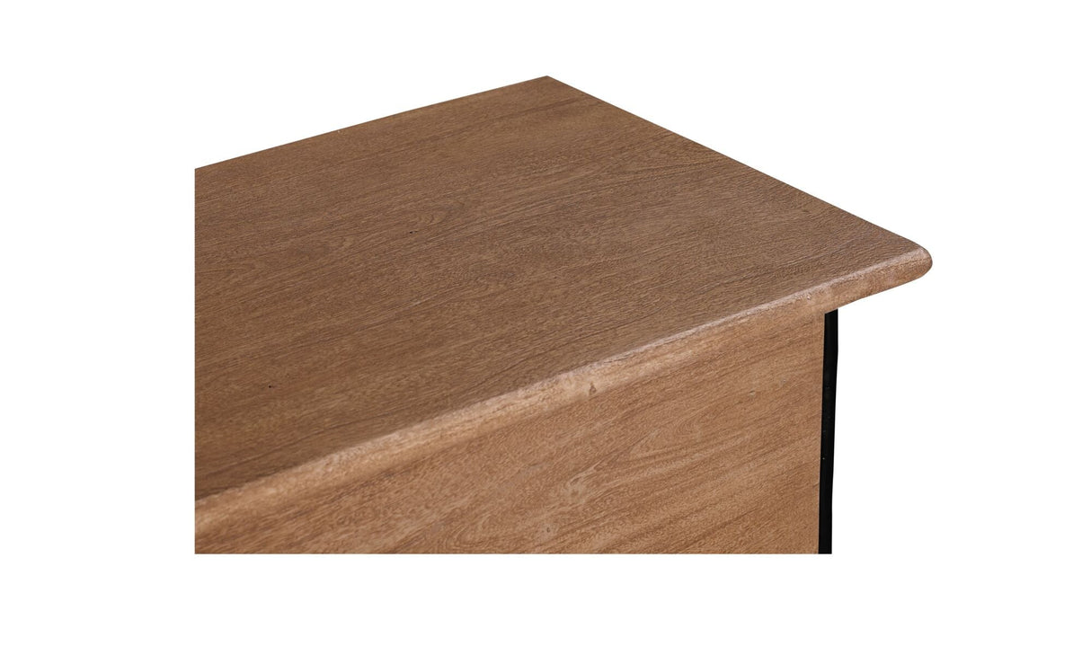 Rene 6 Drawer Dresser Brown by Moe's Home at Eve Furniture