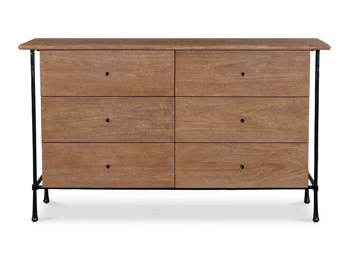 Rene Brown 6 Drawer Dresser
