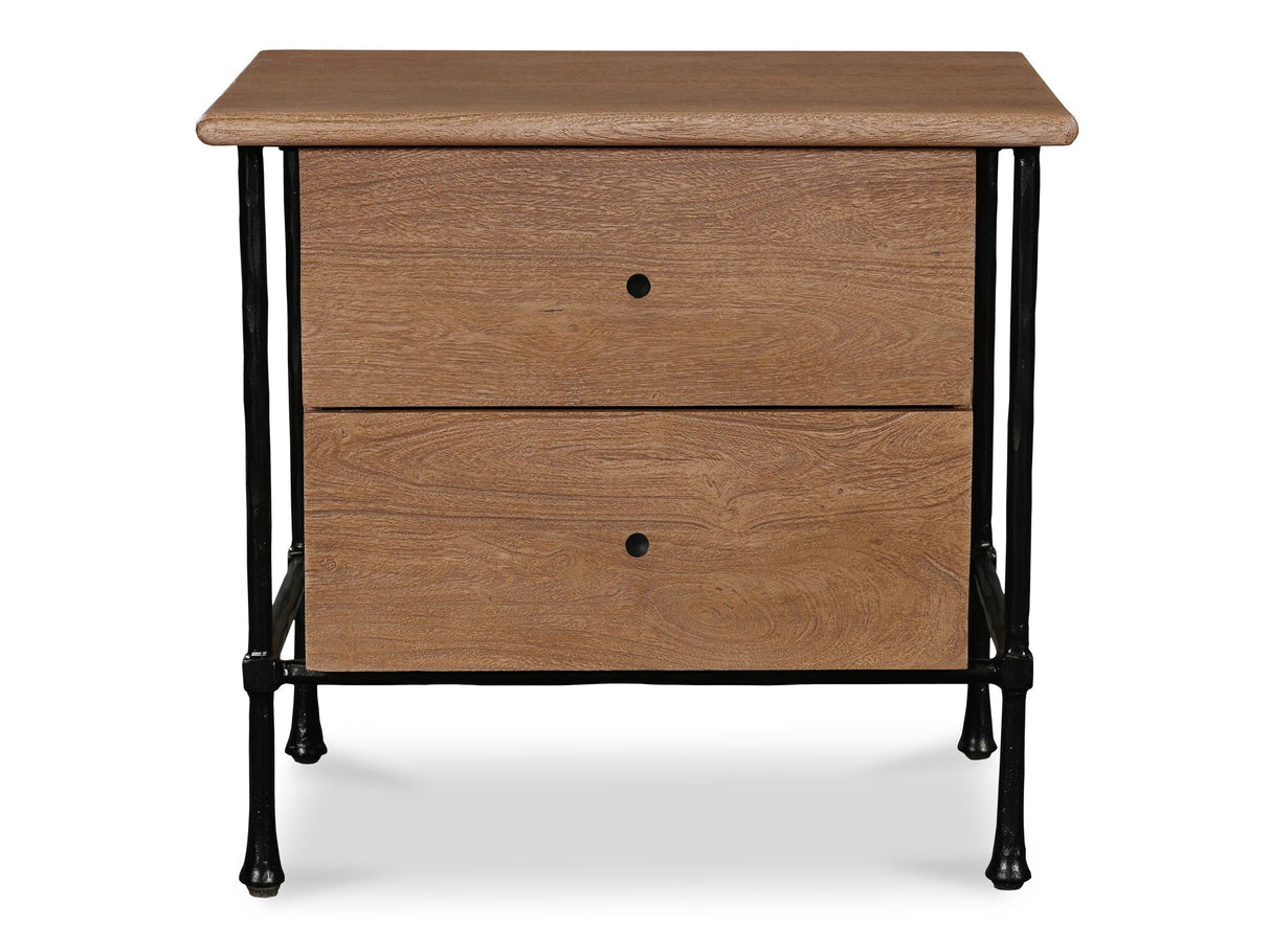 Rene Brown Nightstand by Moe's Home at Eve Furniture