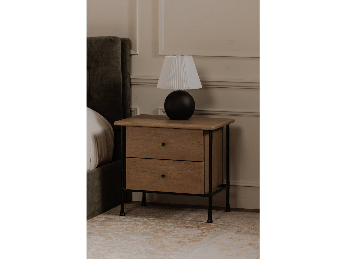 Rene Brown Nightstand by Moe's Home at Eve Furniture
