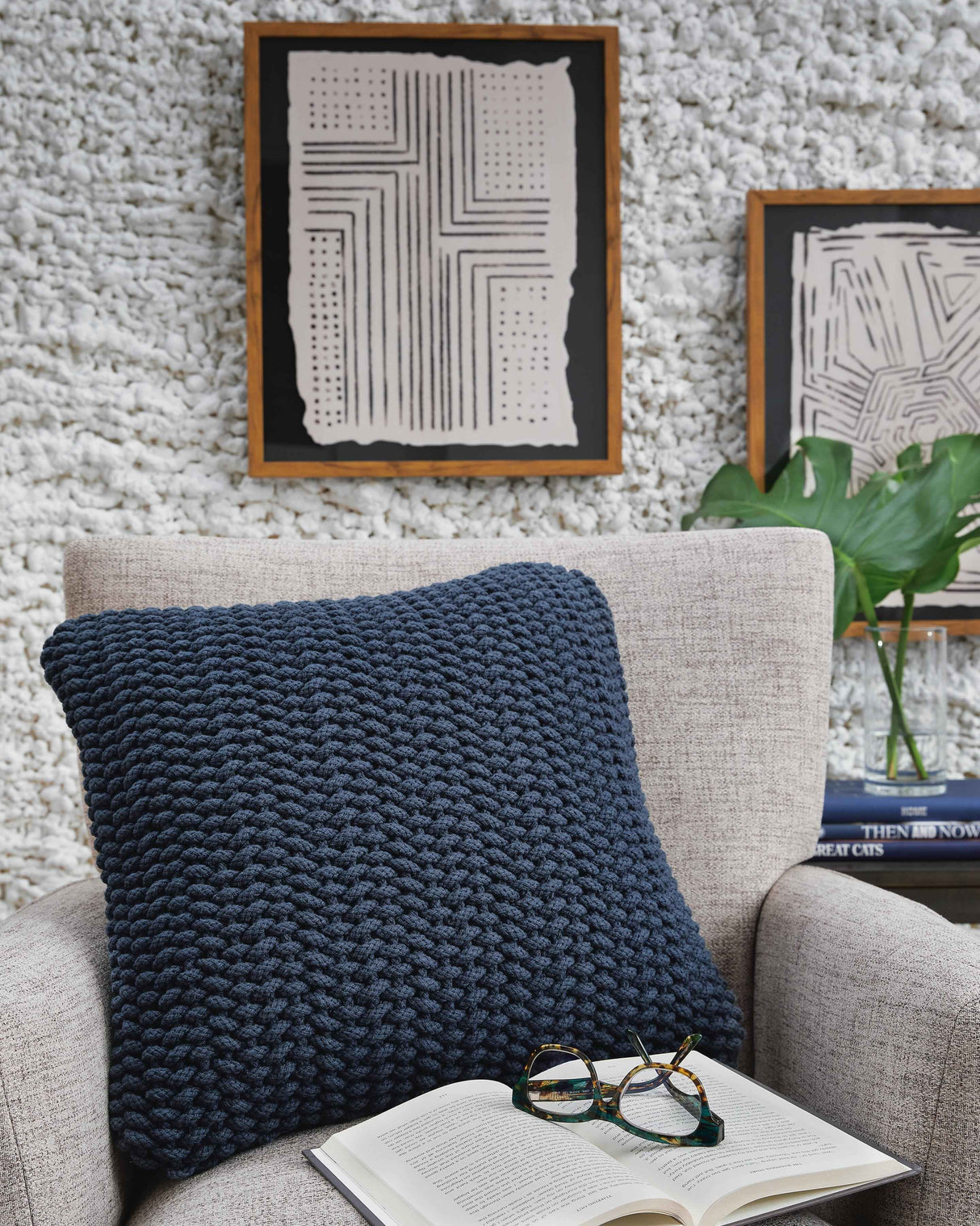 Renemore Blue Pillow by Ashley at Eve Furniture