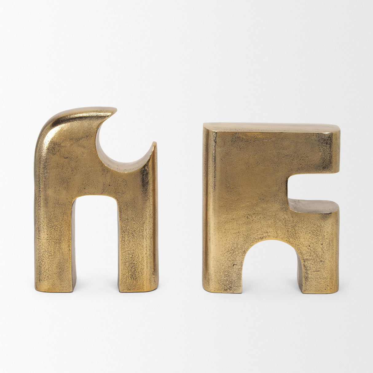Renni Antiqued Brass Large Decorative Sculpture by Mercana at Eve Furniture