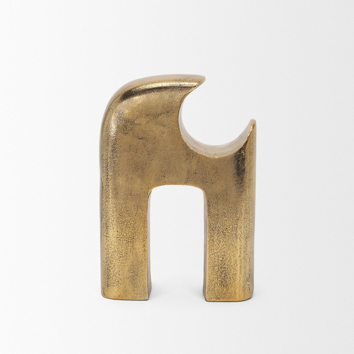 Renni Antiqued Brass Small Decorative Sculpture by Mercana at Eve Furniture