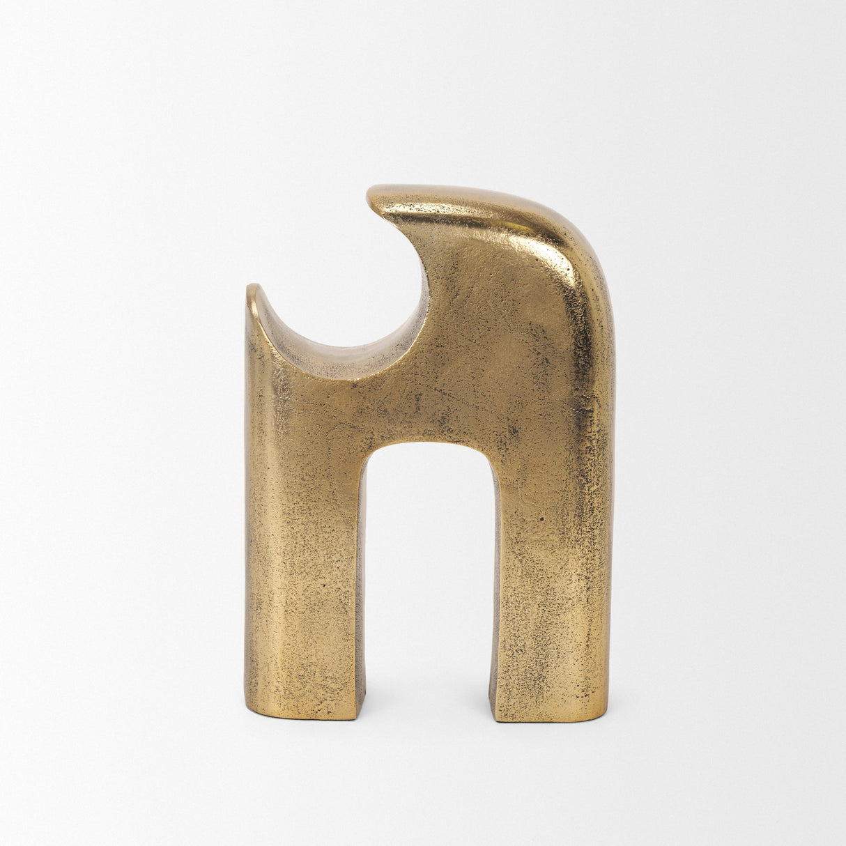 Renni Antiqued Brass Small Decorative Sculpture by Mercana at Eve Furniture