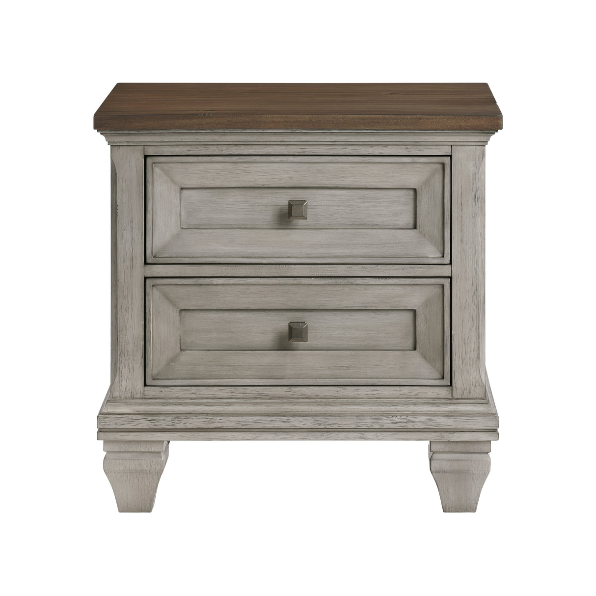 Renton Antique Gray Nightstand by Homelegance at Eve Furniture