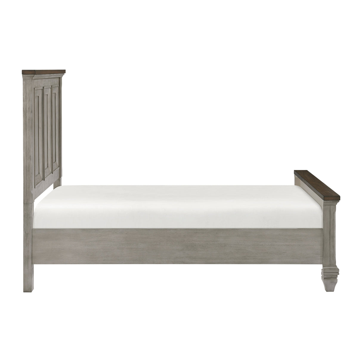 Renton Antique Gray/Brown California King Bed by Homelegance at Eve Furniture