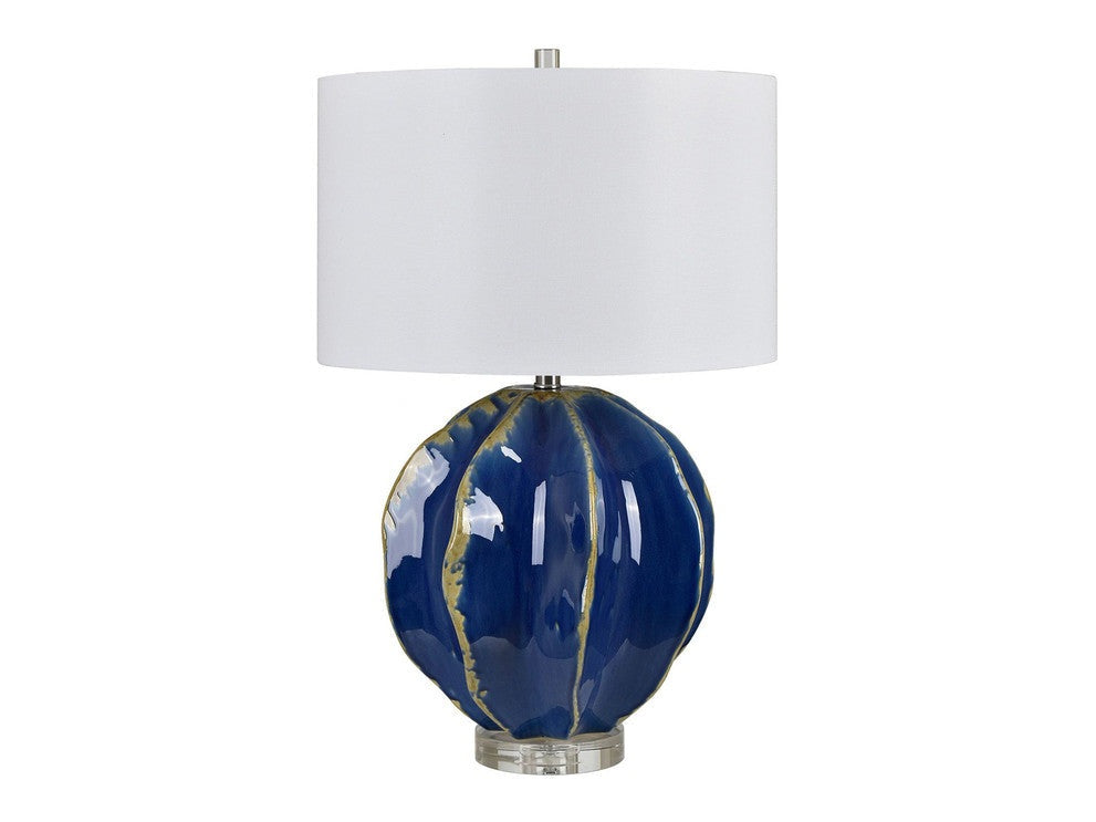 Renwill Blue Table Lamp by Crestview at Eve Furniture