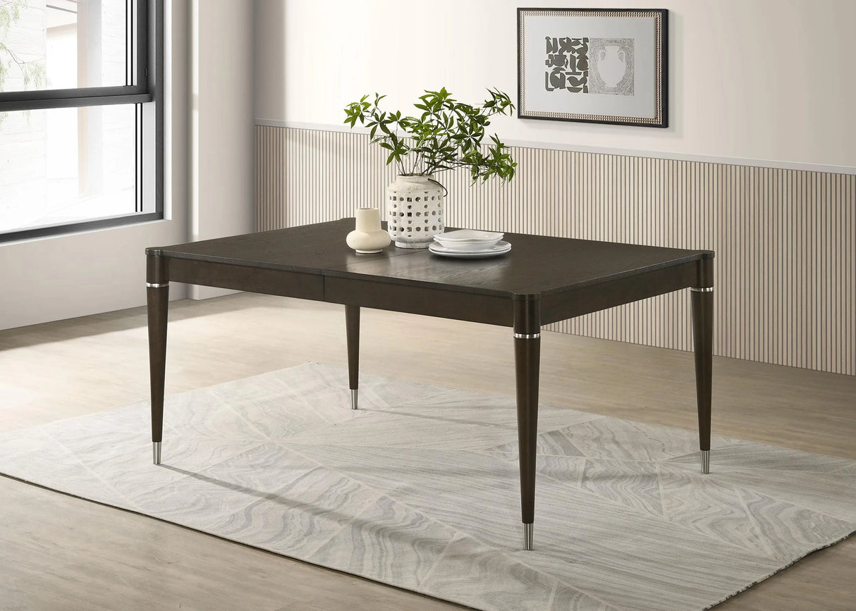 Reseda Ash Brown Extendable Dining Table by Coaster at Eve Furniture