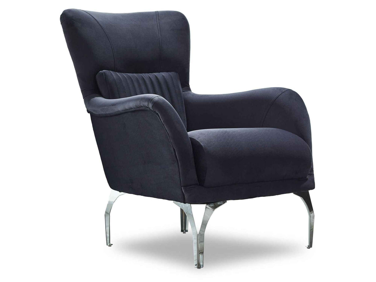 Resital Anthracite Gray Chair by Furnia at Eve Furniture