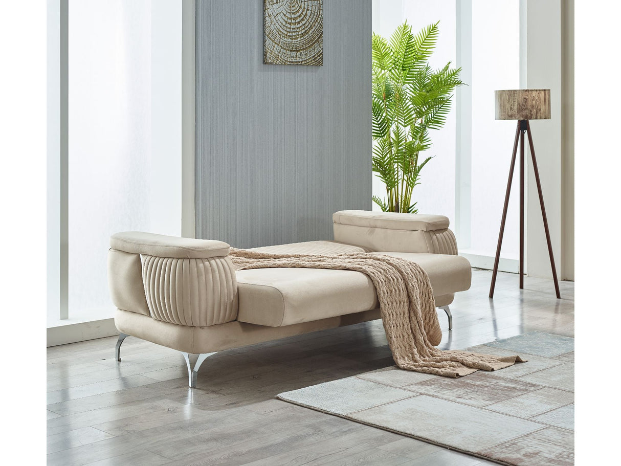 Resital Beige 4-pieces Livingroom Set by Furnia at Eve Furniture