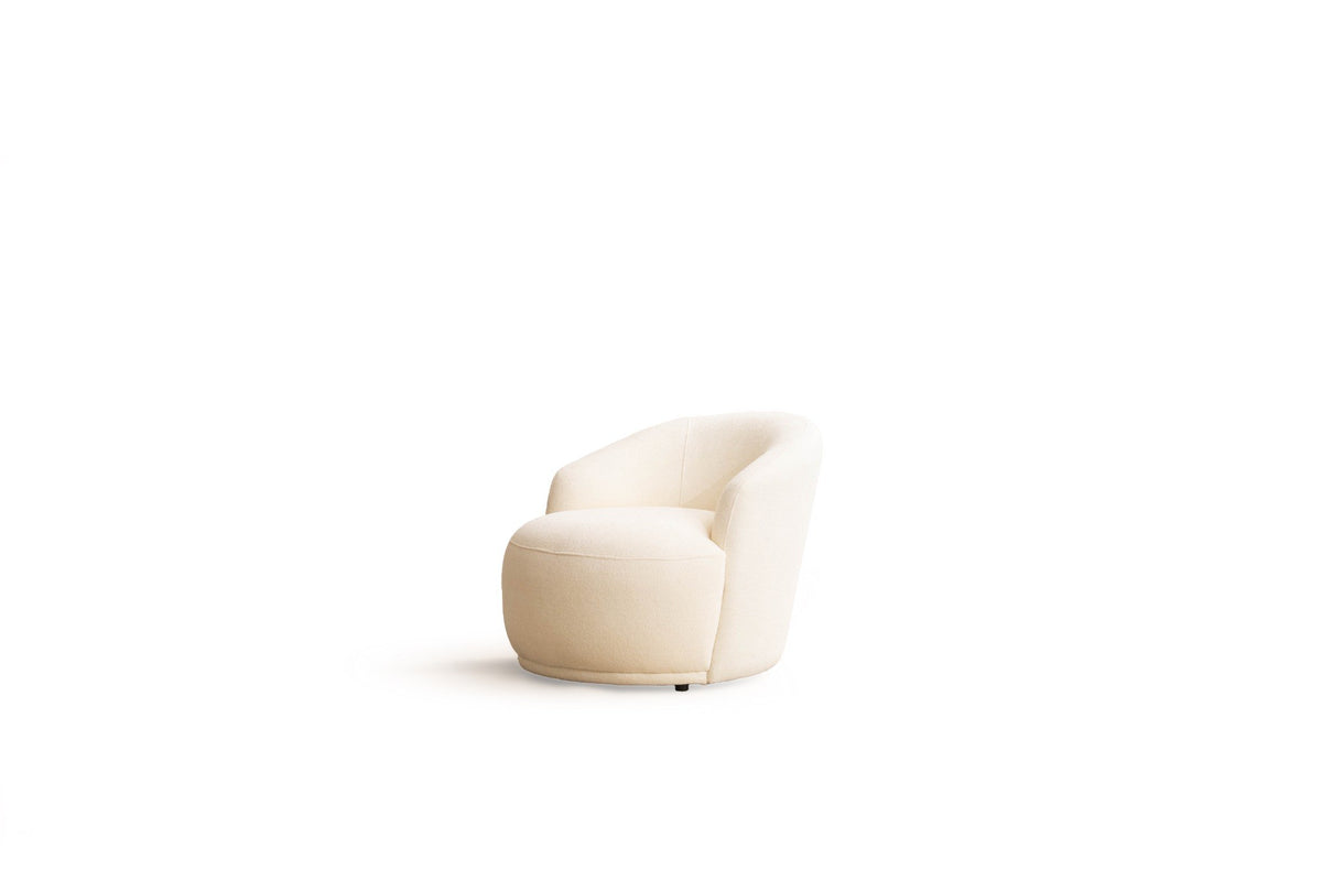 Sole Cream Boucle Chair