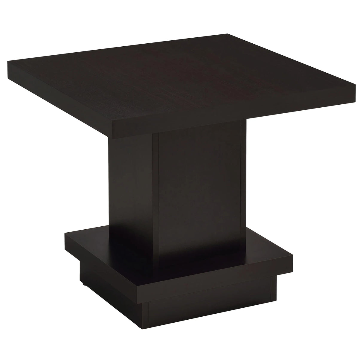 Reston Cappuccino 3-Piece Square Coffee and End Table Set by Coaster at Eve Furniture