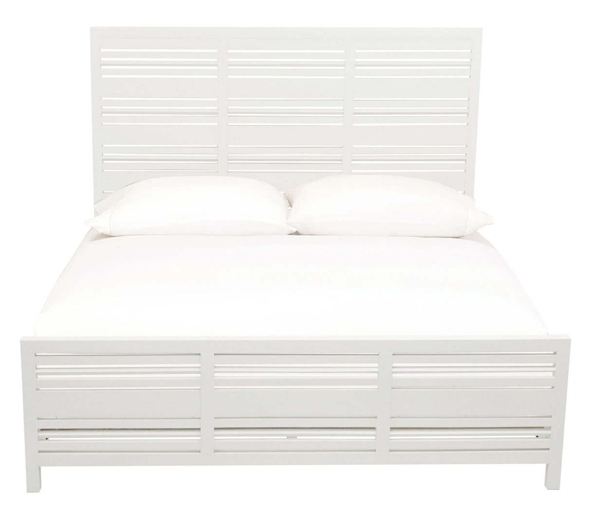 Retreat Slatted Platform Bed in Snowfall by Modus Furniture at Eve Furniture