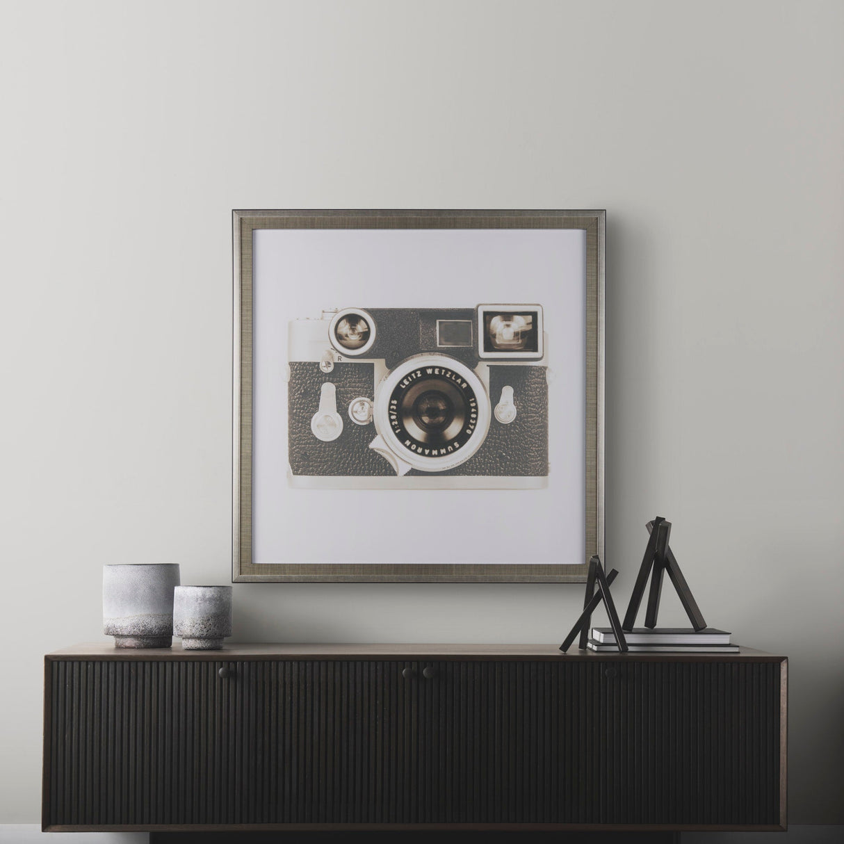 Retro Camera II by Mercana Studio a Hand Embellished Textured Framed Photo Art Print Matted under Gl by Mercana at Eve Furniture