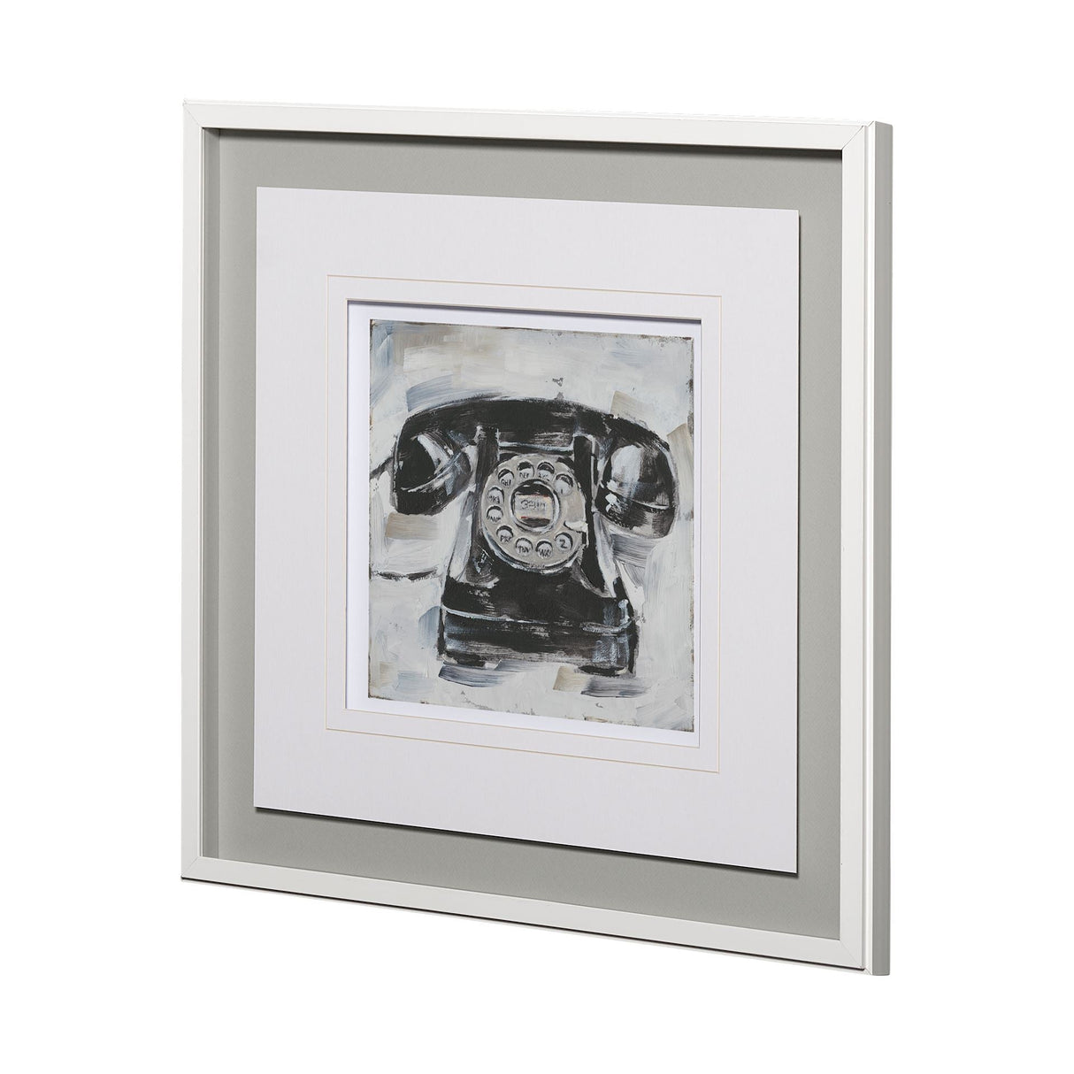 Retro Phone I by Ethan Harper a Framed Art Print Matted under Glass by Mercana at Eve Furniture
