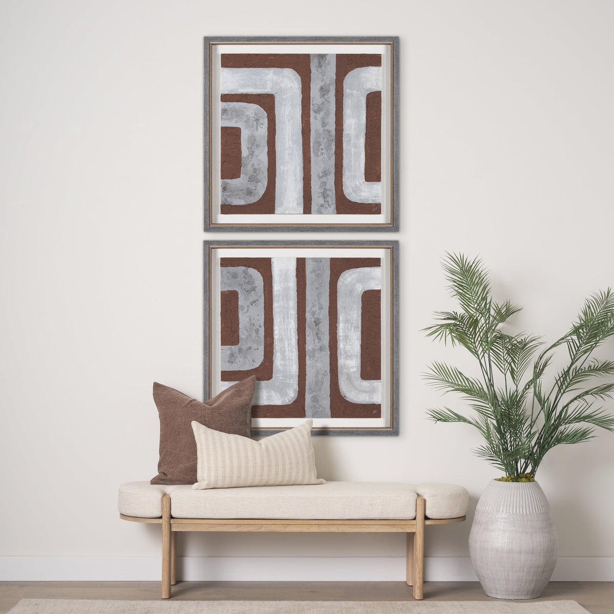 Retro Pipes I by Studio M a Framed handmade Original Artwork by Mercana at Eve Furniture