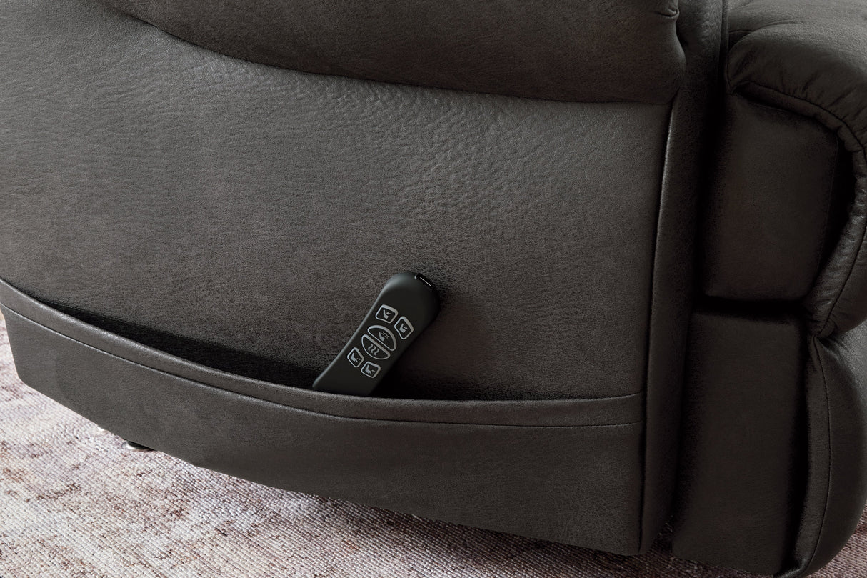 Revived and Restored Granite Power Lift Recliner by Ashley at Eve Furniture