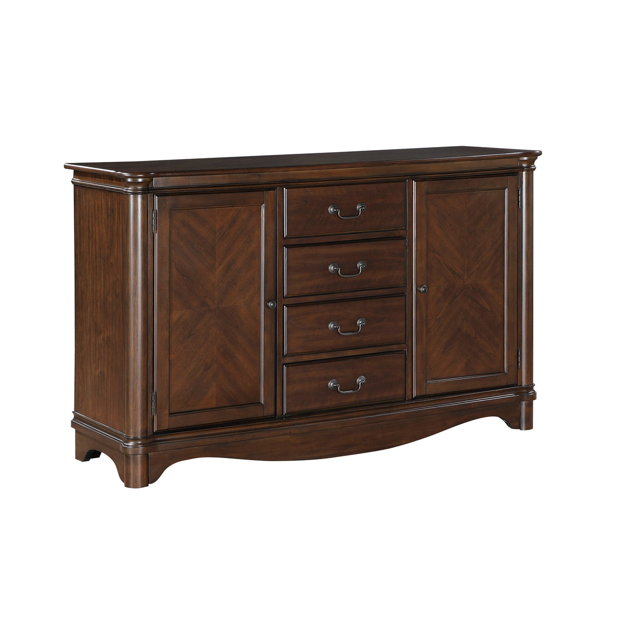 Rexford Cherry Dining Buffet by Homelegance at Eve Furniture