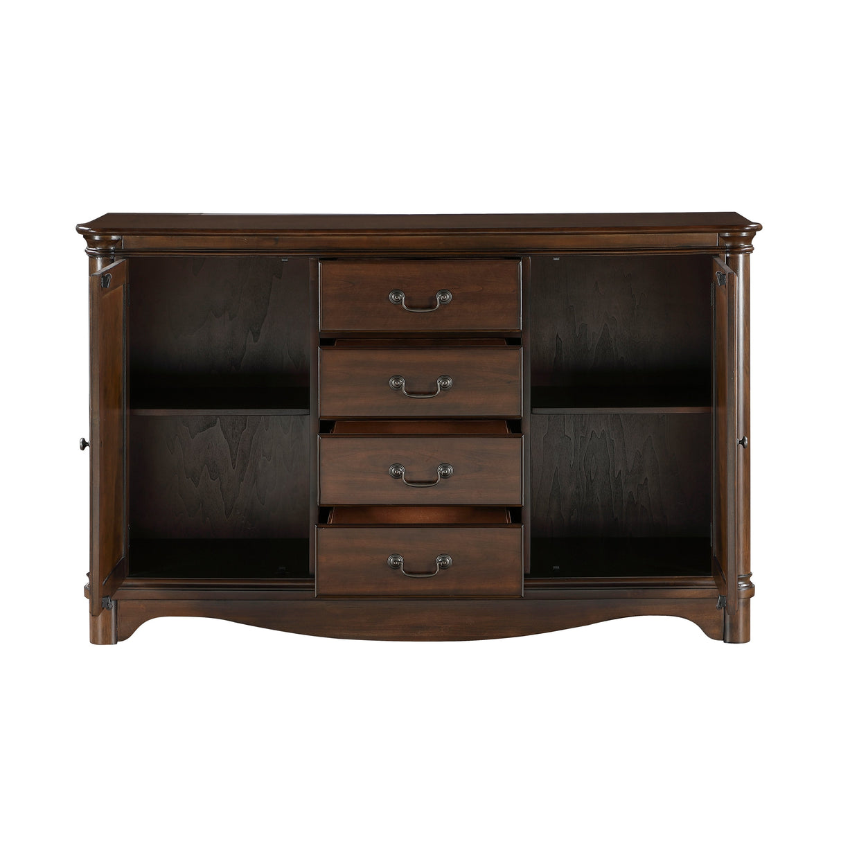 Rexford Cherry Dining Buffet by Homelegance at Eve Furniture