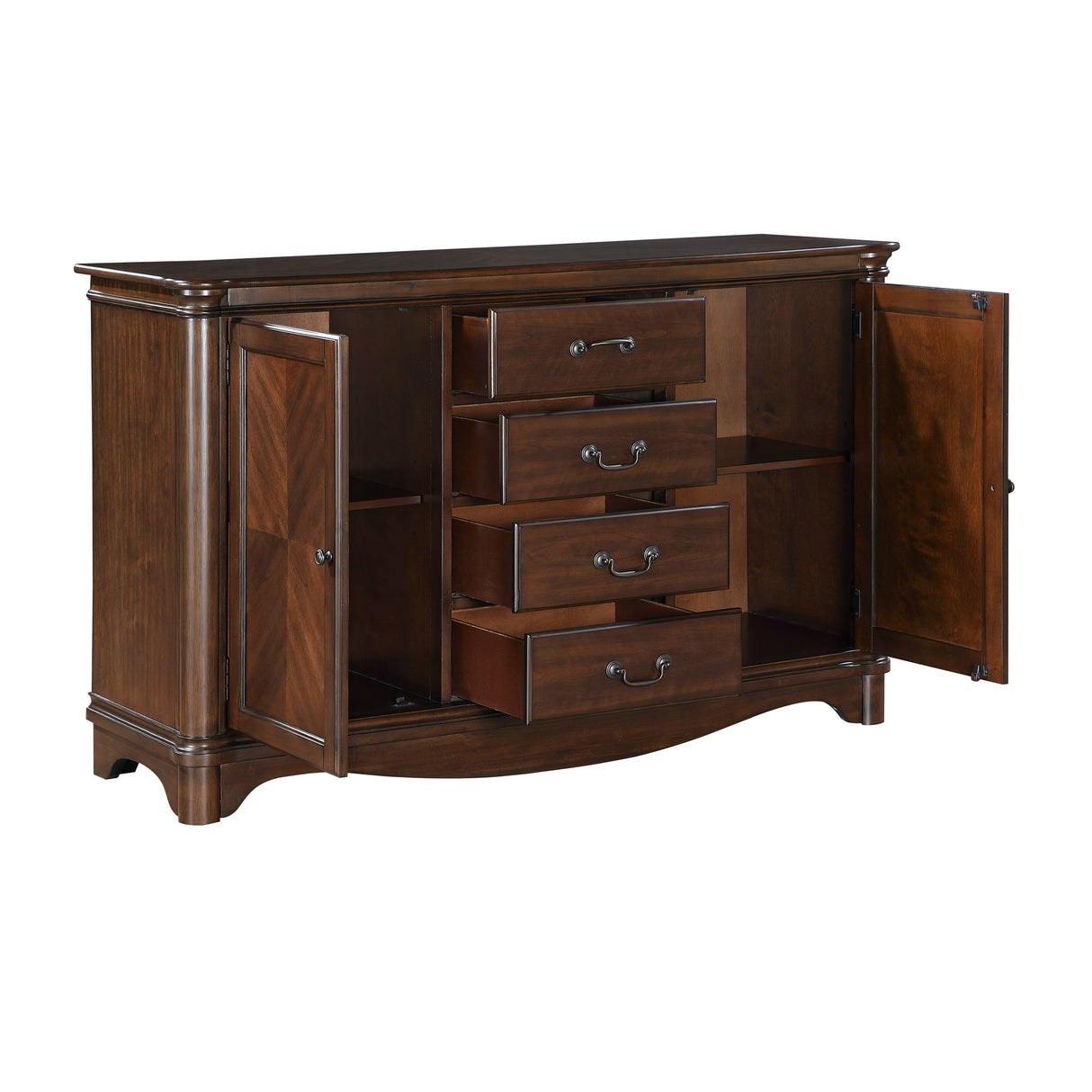 Rexford Cherry Dining Buffet by Homelegance at Eve Furniture