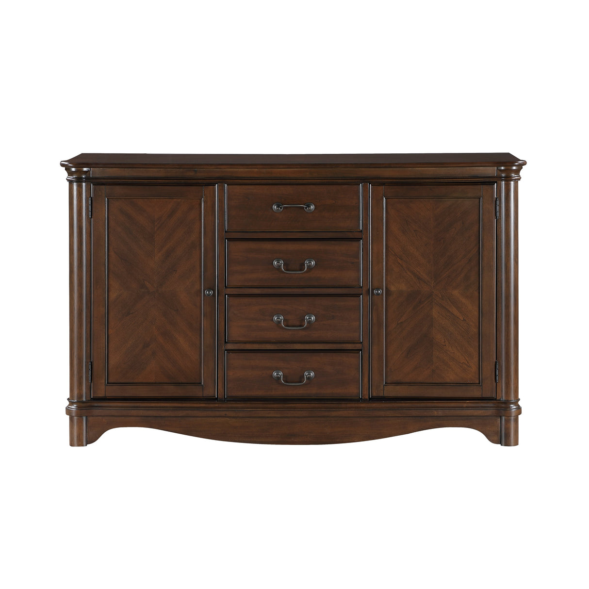 Rexford Cherry Dining Buffet by Homelegance at Eve Furniture
