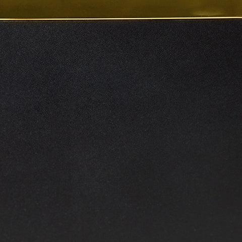 Rexwell Black/Gold Finish Accent Table with Speaker by Ashley at Eve Furniture