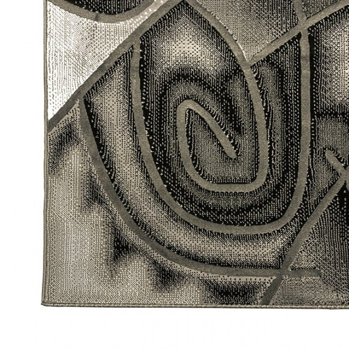 Sivas Gray/Black Area Rug