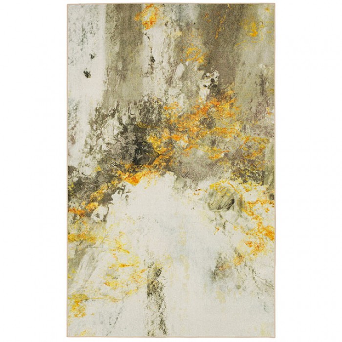 Hollie Gold/Gray Area Rug
