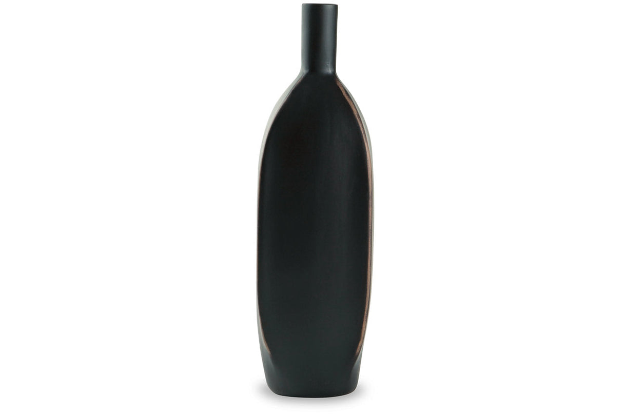 Rhaveney Black Vase by ASHLEY FURNITURE at Eve Furniture