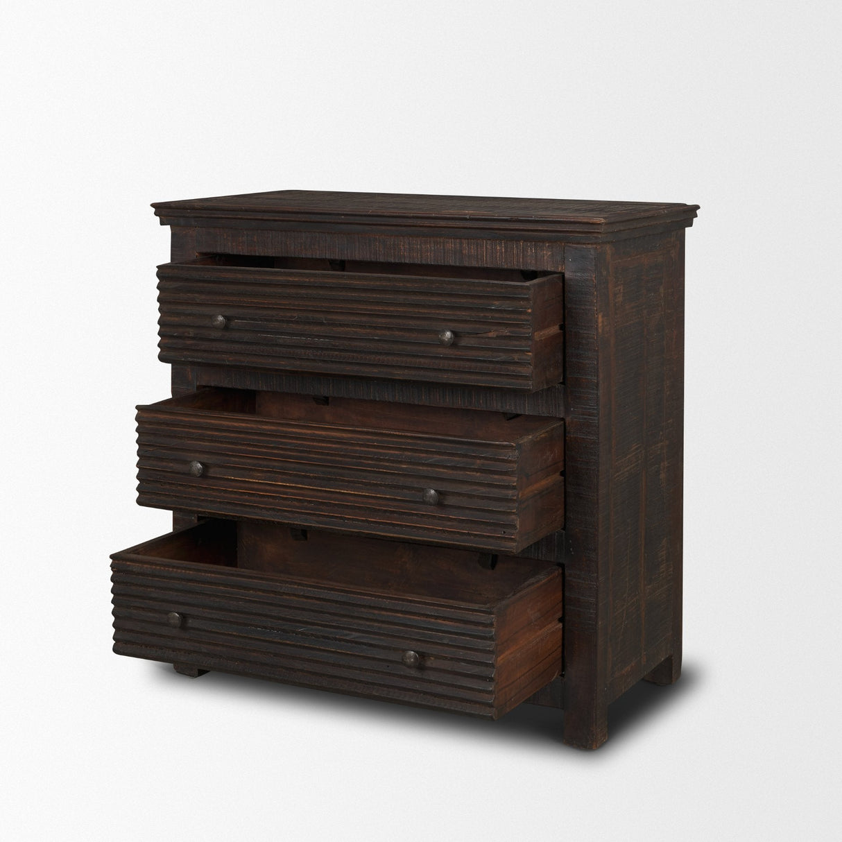 Rhett Reclaimed Wood 3 Drawer Cabinet by Mercana at Eve Furniture