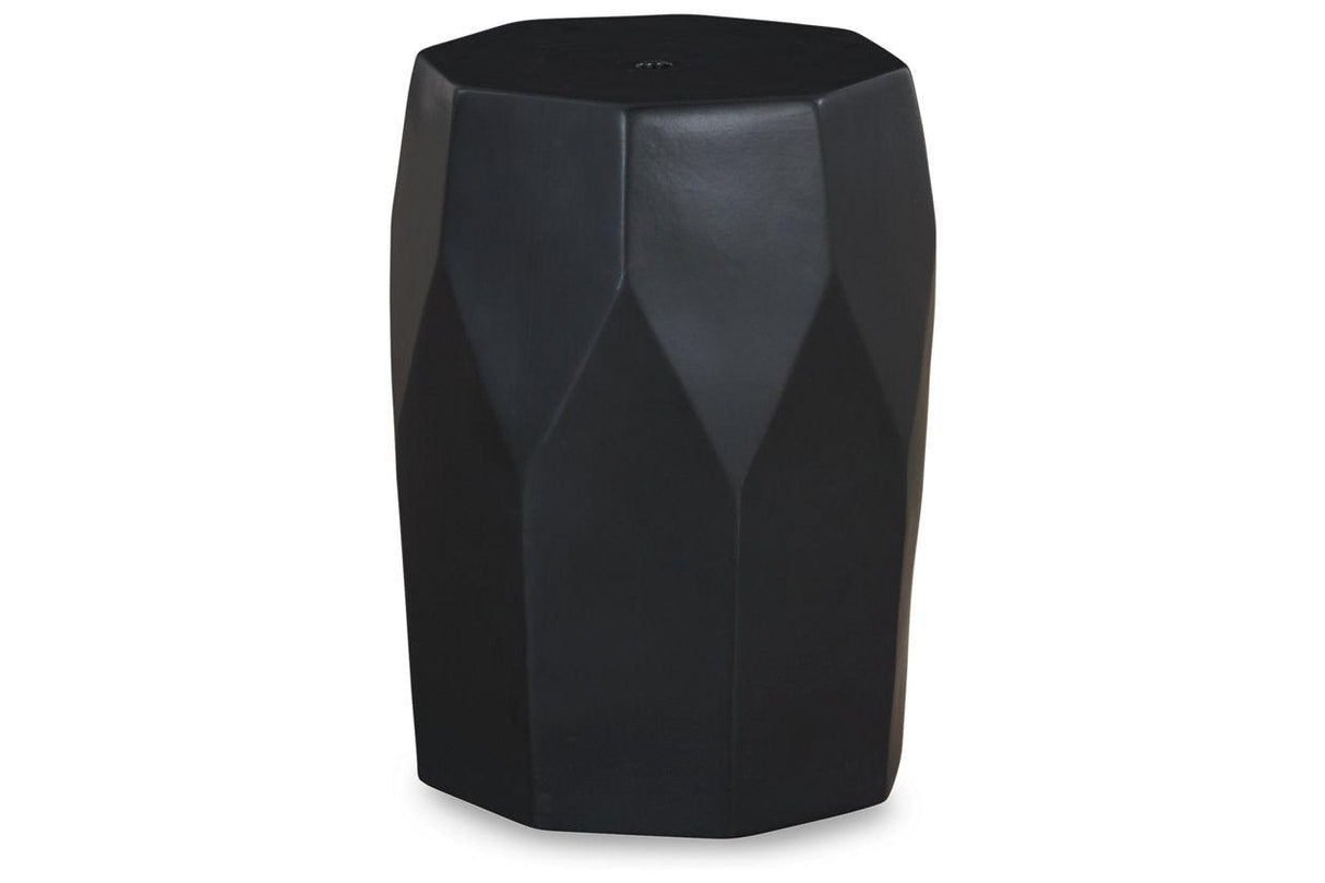 Rhysworth Black Stool by Ashley at Eve Furniture