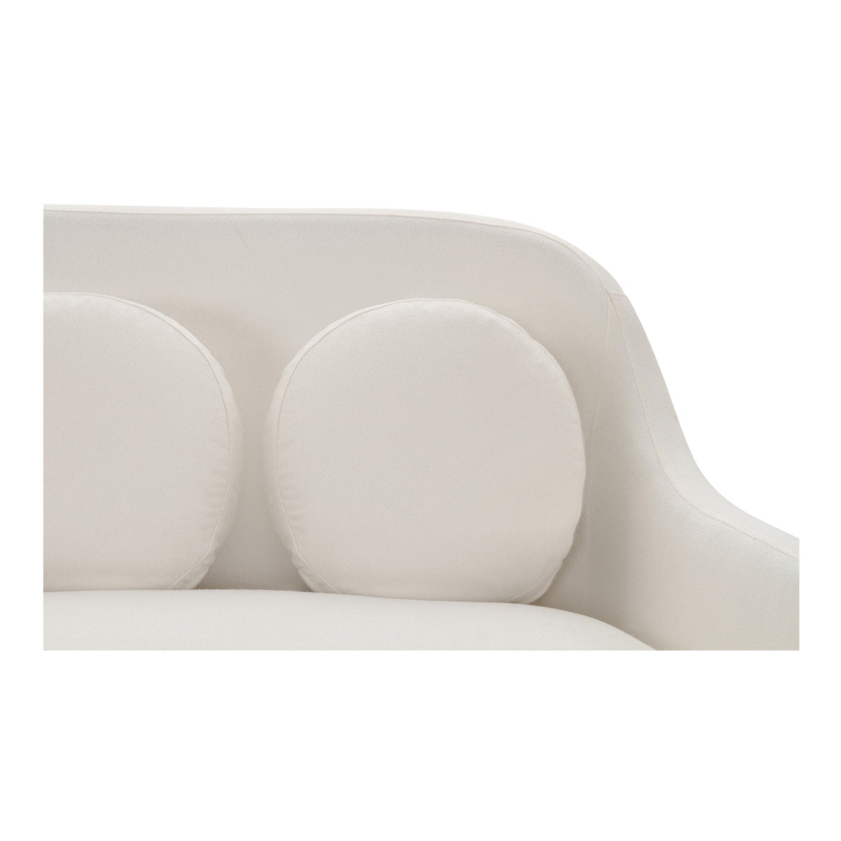 Rialto White Sofa by Moe's Home at Eve Furniture