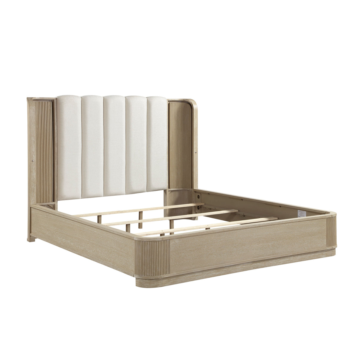 Ribbon Light Brown 5-Piece Queen Bedroom Set by Homelegance at Eve Furniture