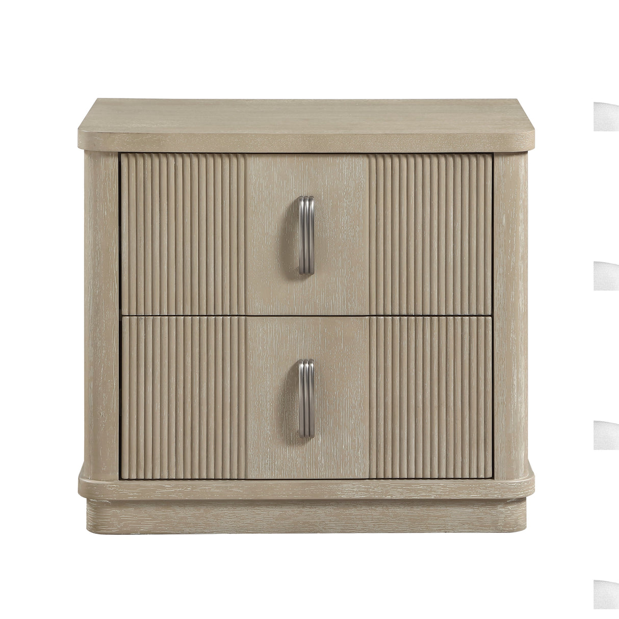 Ribbon Light Brown Nightstand by Homelegance at Eve Furniture