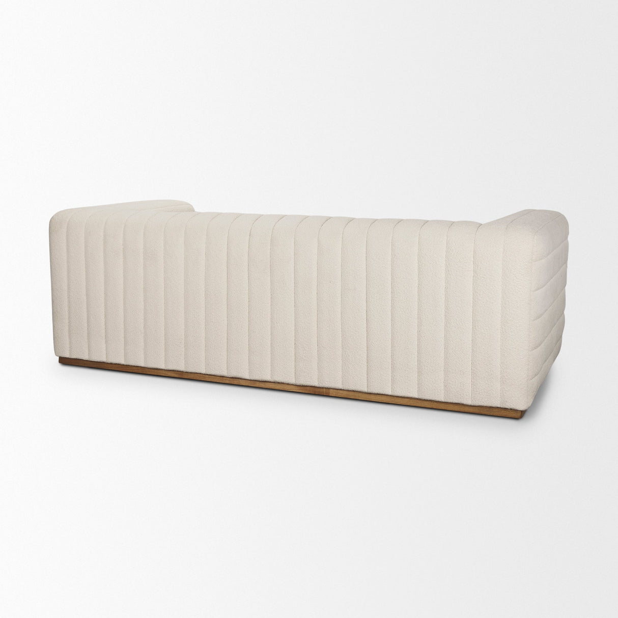 Ricciardo Cream Boucle 3-Seater Sofa by Mercana at Eve Furniture