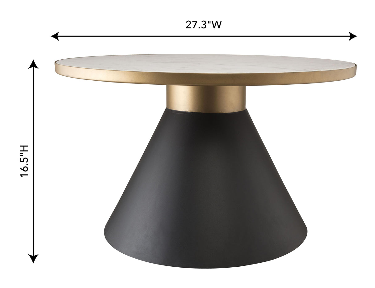 Richard Marble Coffee Table by TOV Furniture at Eve Furniture