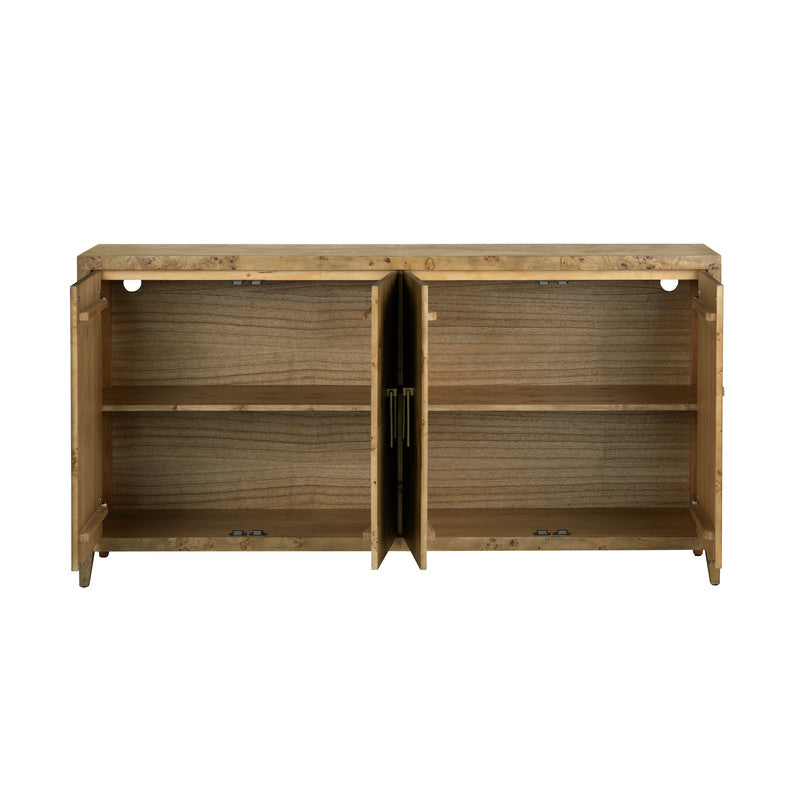 Richmond Brown Mappa Burl Sideboard by Crestview at Eve Furniture