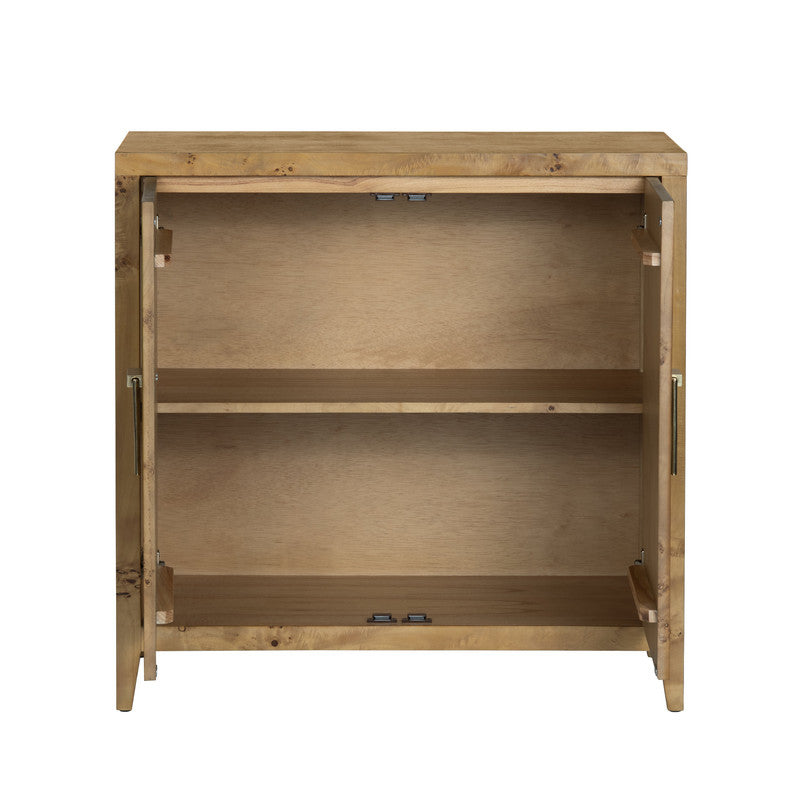 Richmond Brown Two-Door Cabinet by Crestview at Eve Furniture