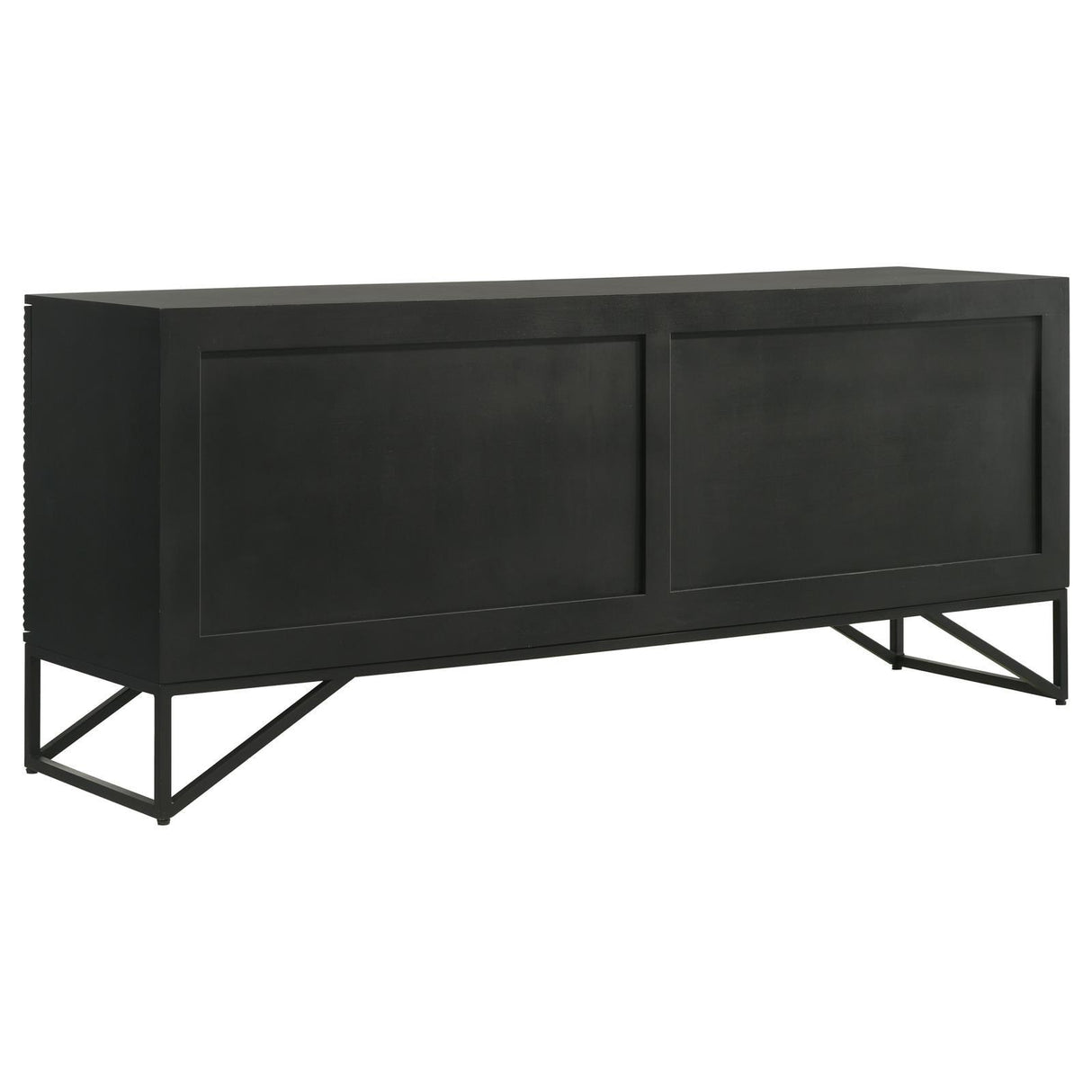 Riddell Black 4-Door Accent Cabinet by Coaster at Eve Furniture